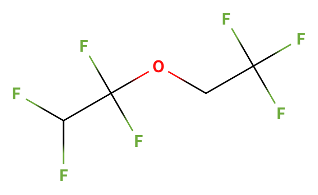 HFE-347pc-f 化学構造式 CF₃CH₂OCF₂CF₂H